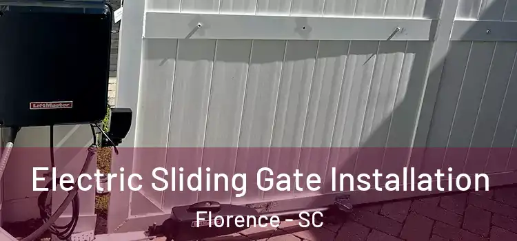 Electric Sliding Gate Installation Florence - SC